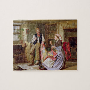 Het patchwork-kwilt legpuzzel