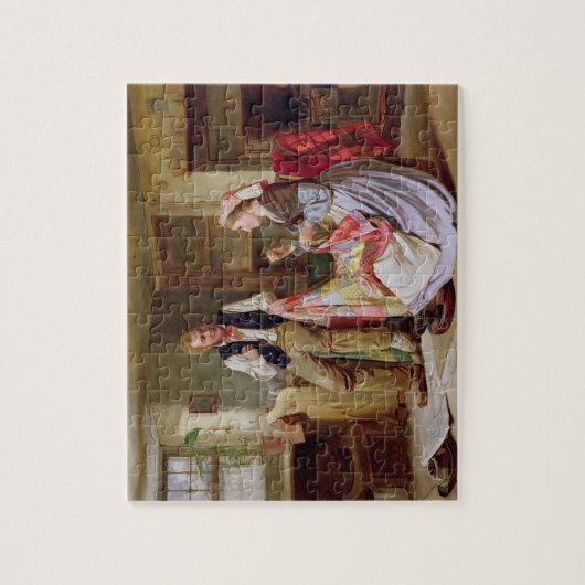 Het patchwork-kwilt legpuzzel (Verticaal)