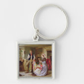 Het patchwork-kwilt sleutelhanger (Voorkant)