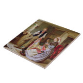 Het patchwork-kwilt tegeltje (Zijkant)