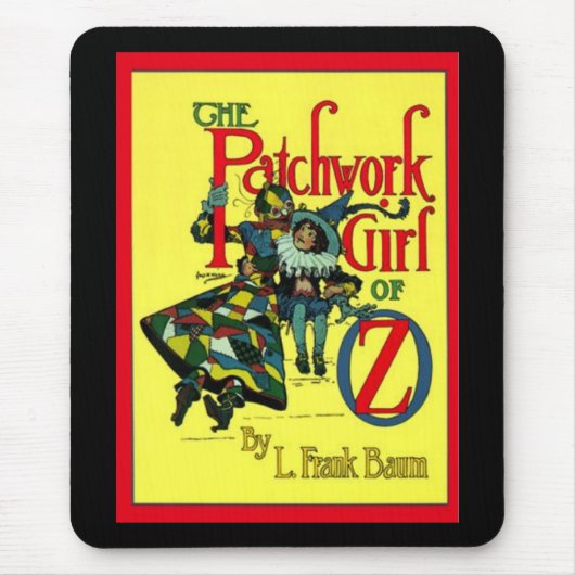 Het patchwork-meisje van OZ Muismat (Voorkant)