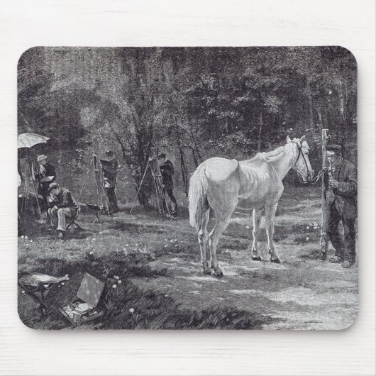 Het patiëntmodel, van 'vrijetijdsbesteding', 1888 muismat (Voorkant)