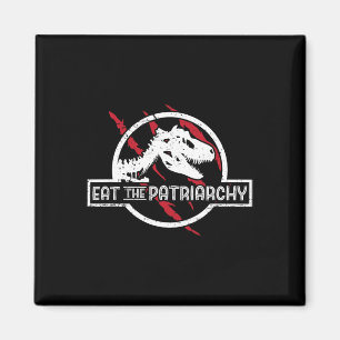 Het Patriarchaat Dinosaurus Feministische Humor Ge Magneet