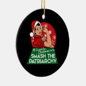 Het patriarchaat kerstmis smaakt keramisch ornament (Rechts)