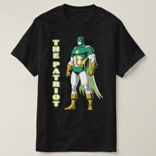 Het Patriot Classic Superhero T-shirt (Design voorkant)
