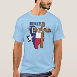 Het Patriot Country "God Bless Texas" T-shirt