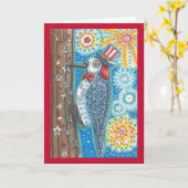 Het PATRIOTTISCHE Vers van het WENSKAART van het Kaart (Gele Bloem)