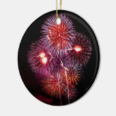 Het patriottische Vuurwerk van Giften van 4 van Keramisch Ornament (Links)
