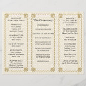 Het Patroon Gold White van de Omslag van het progr (Achterkant)