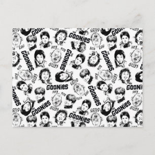 Het patroon Goonies Characters Briefkaart