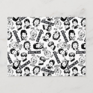 Het patroon Goonies Characters Briefkaart