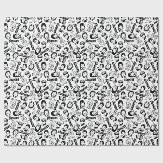 Het patroon Goonies Characters Cadeaupapier (Vlak)