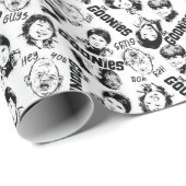 Het patroon Goonies Characters Cadeaupapier (Rol Hoek)