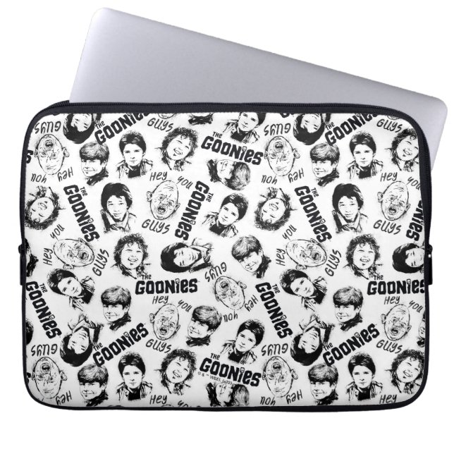 Het patroon Goonies Characters Laptop Sleeve (Voorkant)