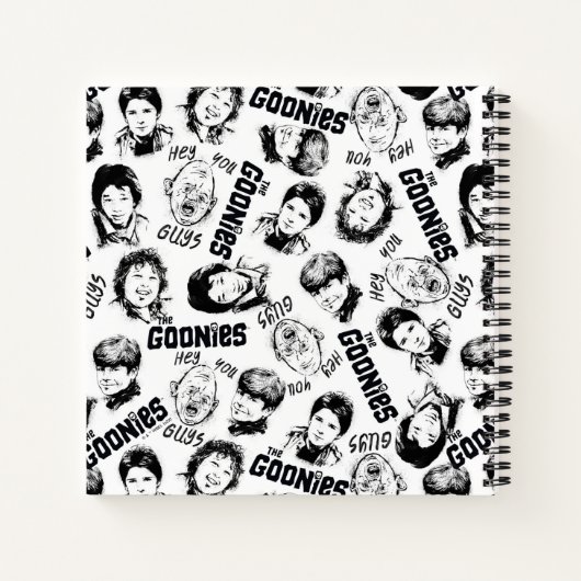 Het patroon Goonies Characters Notitieboek (Achterkant)