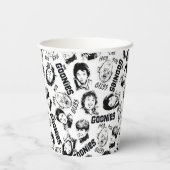 Het patroon Goonies Characters Papieren Bekers (Achterkant)