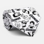 Het patroon Goonies Characters Stropdas (Opgerold)
