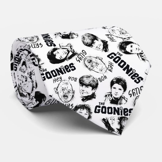 Het patroon Goonies Characters Stropdas (Opgerold)
