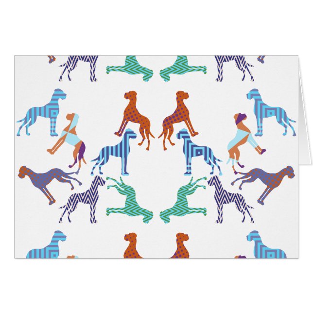 het patroon Great Dane patroon (Voorkant Horizontaal)