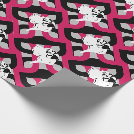 Het patroon Grote Deen Cadeaupapier (Hoek)