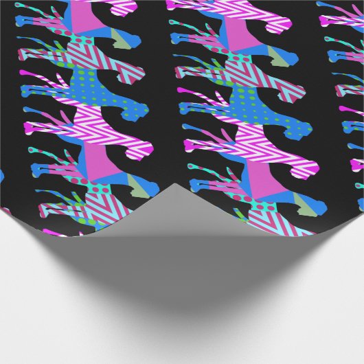 Het patroon Grote Deen Cadeaupapier (Hoek)