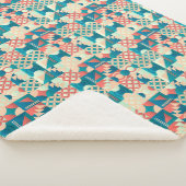 Het patroon sherpa deken (3/4)