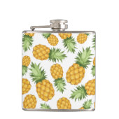 Het Patroon van de Ananas van de cartoon Heupfles (Voorkant)