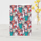 Het Patroon van de arts & van de Chirurg Kaart (Gele Bloem)