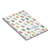 Het Patroon van de Beetel van Lovebug met Citaat Notitieboek (Rechterzijde)