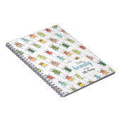 Het Patroon van de Beetel van Lovebug met Citaat Notitieboek (Rechterzijde)