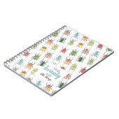 Het Patroon van de Beetel van Lovebug met Citaat Notitieboek (Linkerzijde)