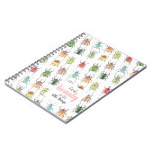 Het Patroon van de Beetel van Lovebug met Citaat Notitieboek (Linkerzijde)