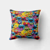 Het Patroon van de Bemanning van het Sesame Street Kussen (Achterkant)