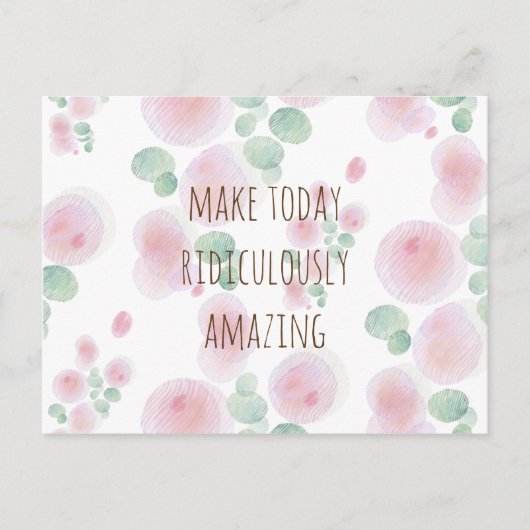 Het Patroon van de bloem Briefkaart (Voorkant)