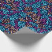 Het Patroon van de Boom van de Boom het Verpakken  Cadeaupapier (Hoek)