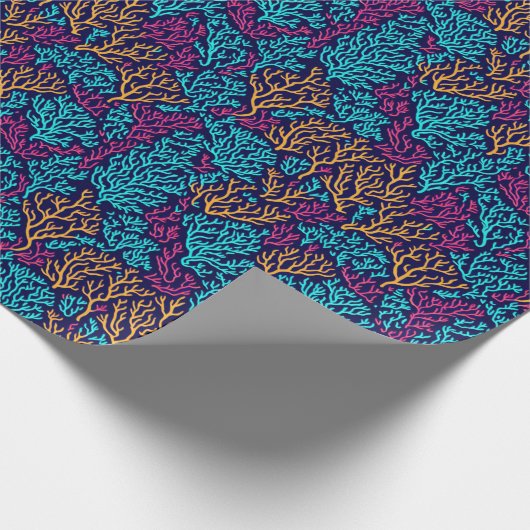 Het Patroon van de Boom van de Boom het Verpakken  Cadeaupapier (Hoek)