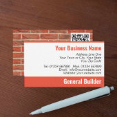 Het Patroon van de Bricken van de Bouwer van het h Visitekaartje