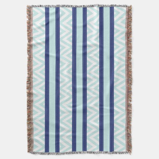 Het Patroon van de Chevron van de Strepen van het Deken (Voorkant Verticaal)