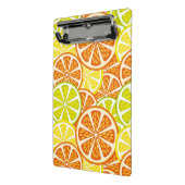 Het patroon van de citrusvrucht mini klembord (Angled2)