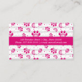 Het Patroon van de Druk en van de Grooming van de  Visitekaartje (Achterkant)