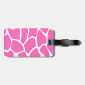 Het Patroon van de Druk van de Giraffe in Helder Bagagelabel (Achterkant horizontaal)