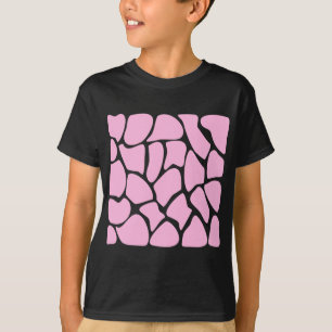 Het Patroon van de Druk van de Giraffe in Snoep Ro T-shirt