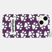 Het Patroon van de Druk van de hond met Bot Case-Mate iPhone Case (Achterkant (horizontaal))