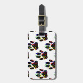 Het patroon van de Druk van de schilderingen Confe Bagagelabel (Voorkant verticaal)