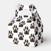 Het patroon van de Druk van de schilderingen Confe Bedankdoosjes (Achterkant)