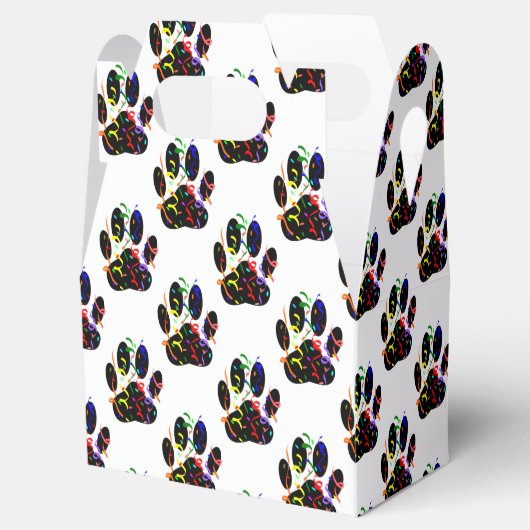 Het patroon van de Druk van de schilderingen Confe Bedankdoosjes (Geopend)