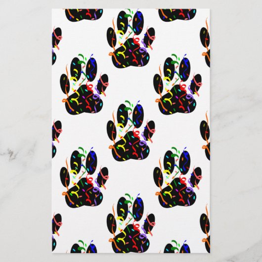 Het patroon van de Druk van de schilderingen Confe Briefpapier (Voorkant)