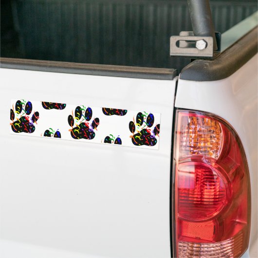 Het patroon van de Druk van de schilderingen Confe Bumpersticker (Op Truck)