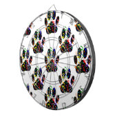 Het patroon van de Druk van de schilderingen Confe Dartbord (Voorkant Rechts)