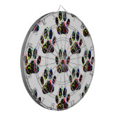 Het patroon van de Druk van de schilderingen Confe Dartbord (Voorkant Links)